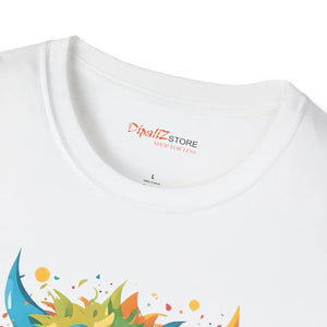 Cute Colorful Monster Softstyle t Shirt Cotton Tee - Dipaliz - T-shirts