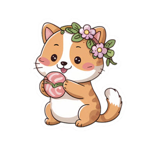 Cute Corgi Kiss-cut Stickers - Whimsical Pet Decor - Dipaliz - 4’’ × / White - Paper Products