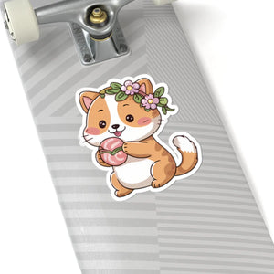 Cute Corgi Kiss-cut Stickers - Whimsical Pet Decor - Dipaliz - Paper Products