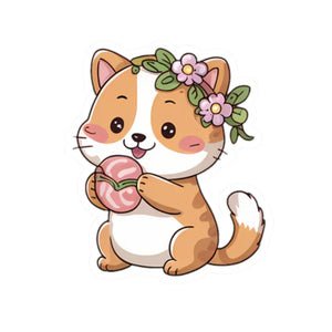 Cute Corgi Kiss-cut Stickers - Whimsical Pet Decor - Dipaliz - 6’’ × / White - Decorative