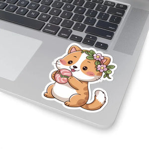 Cute Corgi Kiss-cut Stickers - Whimsical Pet Decor - Dipaliz - Decorative