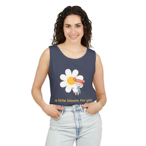 Cute Daisy Graphic Tank Top, ?A Little Bloom for You’ - Tops - s