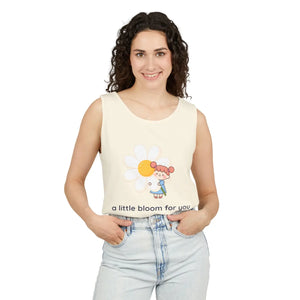 Cute Daisy Graphic Tank Top, ?A Little Bloom for You’ - Tops - s