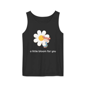 Cute Daisy Graphic Tank Top, ?A Little Bloom for You’ - Tops - s