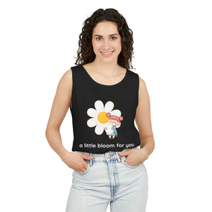 Cute Daisy Graphic Tank Top, ?A Little Bloom for You’ - Tops - s