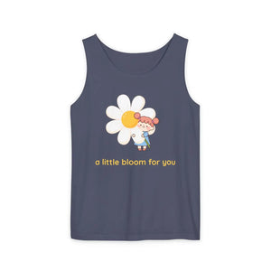 Cute Daisy Graphic Tank Top, ?A Little Bloom for You’ - Tops - s