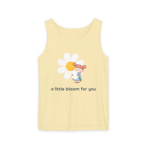 Cute Daisy Graphic Tank Top, ?A Little Bloom for You’ - Tops - s