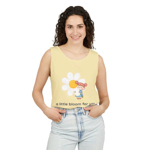 Cute Daisy Graphic Tank Top, ?A Little Bloom for You’ - Tops - s