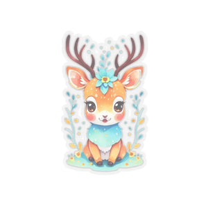 Cute Deer Adhesive Stickers - Vinyl 3m Laptop Decals - Dipaliz - Decorative