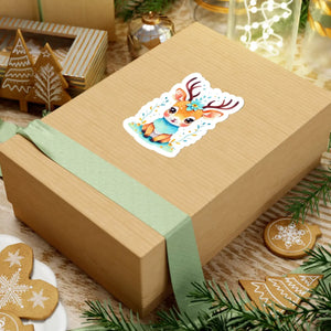 Cute Deer Adhesive Stickers - Vinyl 3m Laptop Decals - Dipaliz - Decorative