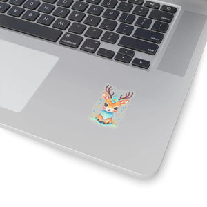 Cute Deer Adhesive Stickers - Vinyl 3m Laptop Decals - Dipaliz - Decorative