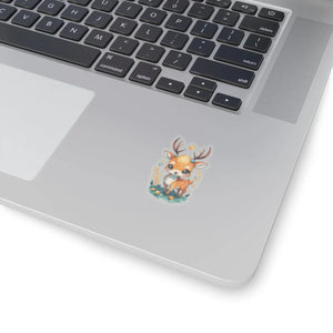 Vibrant Deer Vibes Kiss-cut Stickers - Vinyl Art - Dipaliz - Decorative