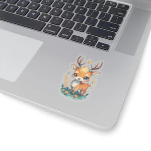 Vibrant Deer Vibes Kiss-cut Stickers - Vinyl Art - Dipaliz - Decorative