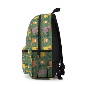 Cute Dinosaurs Backpack - Polyester Daily Adventure - Dipaliz - Backpacks