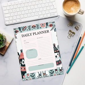 Notepads - Cute Dogs Daily Planner - Everyday Organization Fun - Dipaliz