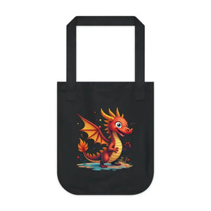 Dragon Canvas Tote - Adorable Eco Friendly Design - Dipaliz - Bags
