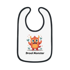 Soft Cotton Monster Baby Bib - Durable Velcro Closure - Dipaliz - Bibs