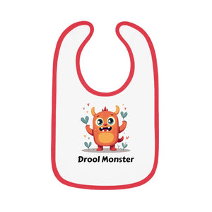 Soft Cotton Monster Baby Bib - Durable Velcro Closure - Dipaliz - Bibs