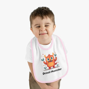 Soft Cotton Monster Baby Bib - Durable Velcro Closure - Dipaliz - Bibs