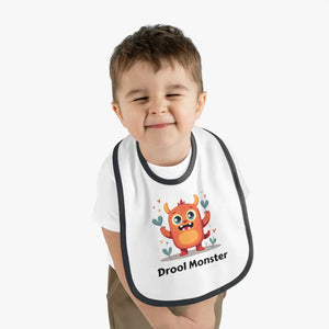 Soft Cotton Monster Baby Bib - Durable Velcro Closure - Dipaliz - Bibs