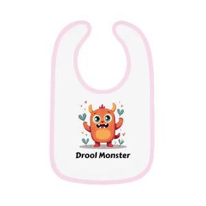Soft Cotton Monster Baby Bib - Durable Velcro Closure - Dipaliz - Bibs