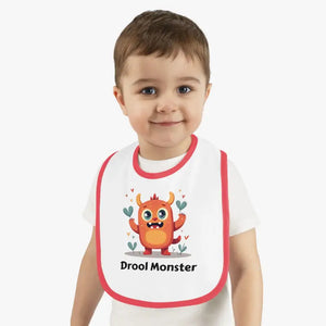 Drool Monster Baby Bib with Durable Velcro Closure - Dipaliz - Bibs