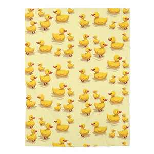 Cute Ducklings Baby Swaddle Blanket – Cotton - Dipaliz - Swaddling & Receiving Blankets