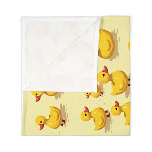Baby Swaddle Blanket Cute Ducklings Print Cozy Soft - Dipaliz - 30’’ × 40’’ / White - Swaddling & Receiving Blankets