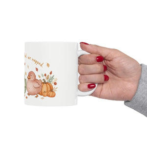 Cute Ducklings Ceramic Mug, ?We Tried we Waddled Napped’ - Mugs