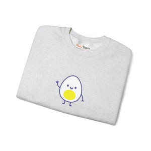 Cute Egg Embroidered Sweatshirt Cozy Vibes Warmth - Dipaliz - Sweatshirts