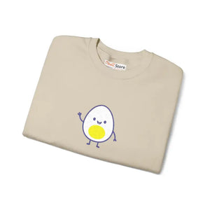 Cute Egg Embroidered Sweatshirt Cozy Vibes Warmth - Dipaliz - Sweatshirts