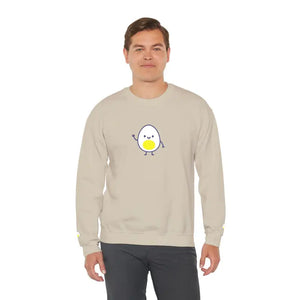 Cute Egg Embroidered Sweatshirt Cozy Vibes Warmth - Dipaliz - Sweatshirts