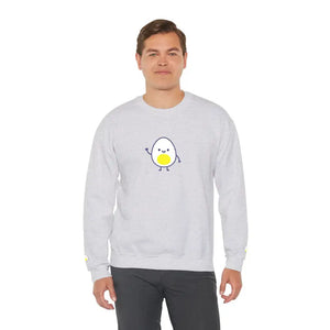 Cute Egg Embroidered Sweatshirt Cozy Vibes Warmth - Dipaliz - Sweatshirts