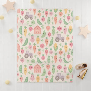 Farm Friends Baby Blanket – Fleece Travel - Dipaliz - Blankets