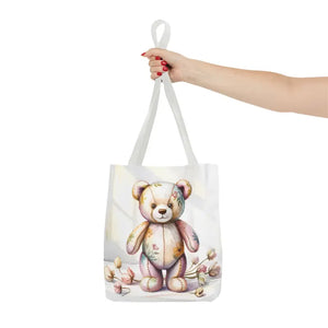 Teddy Bear Tote Bag Trendy Fashion Durable Polyester - Dipaliz - Shopping Totes