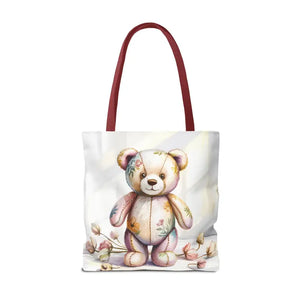 Teddy Bear Tote Bag Trendy Fashion Durable Polyester - Dipaliz - Shopping Totes