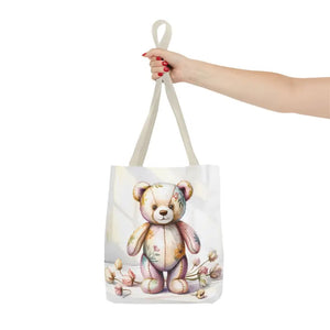 Teddy Bear Tote Bag Trendy Fashion Durable Polyester - Dipaliz - Shopping Totes
