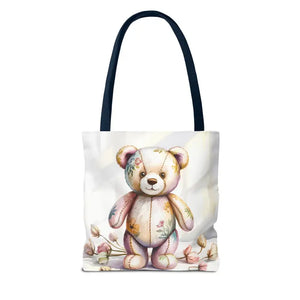 Teddy Bear Tote Bag Trendy Fashion Durable Polyester - Dipaliz - Shopping Totes