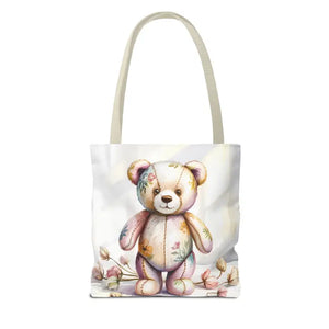 Teddy Bear Tote Bag Trendy Fashion Durable Polyester - Dipaliz - Shopping Totes