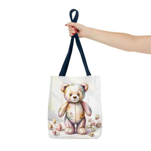 Teddy Bear Tote Bag Trendy Fashion Durable Polyester - Dipaliz - Shopping Totes