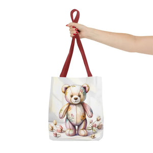 Teddy Bear Tote Bag Trendy Fashion Durable Polyester - Dipaliz - Shopping Totes