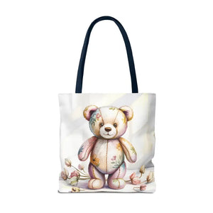 Teddy Bear Tote Bag Trendy Fashion Durable Polyester - Dipaliz - Shopping Totes