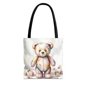 Teddy Bear Tote Bag Trendy Fashion Durable Polyester - Dipaliz - Shopping Totes