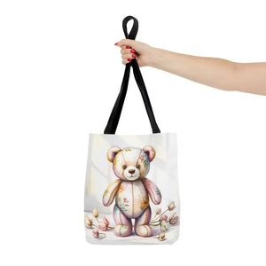 Teddy Bear Tote Bag Trendy Fashion Durable Polyester - Dipaliz - Shopping Totes