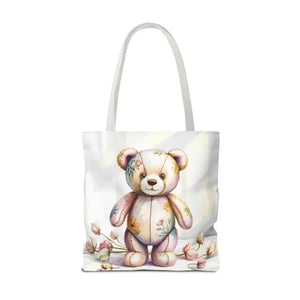 Teddy Bear Tote Bag Trendy Fashion Durable Polyester - Dipaliz - Shopping Totes