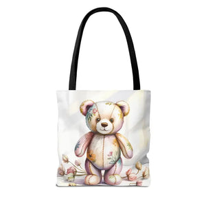 Teddy Bear Tote Bag Trendy Fashion Durable Polyester - Dipaliz - Shopping Totes