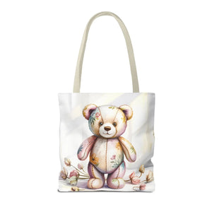 Trendy Teddy Bear Tote - Durable Polyester Body - Dipaliz - Shopping Totes