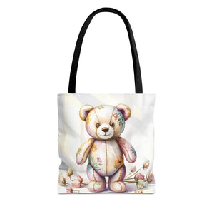 Trendy Teddy Bear Tote - Durable Polyester Body - Dipaliz - Shopping Totes