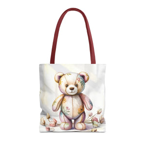 Trendy Teddy Bear Tote - Durable Polyester Body - Dipaliz - Shopping Totes