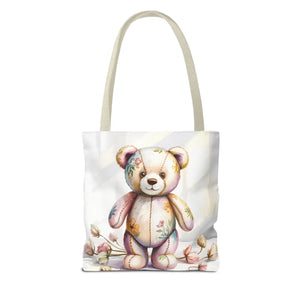 Trendy Teddy Bear Tote - Durable Polyester Body - Dipaliz - Shopping Totes